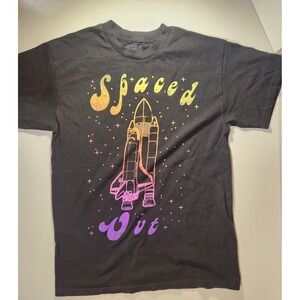 Mens Graphic "Spaced‎ Out" T-Shirt  Medium
